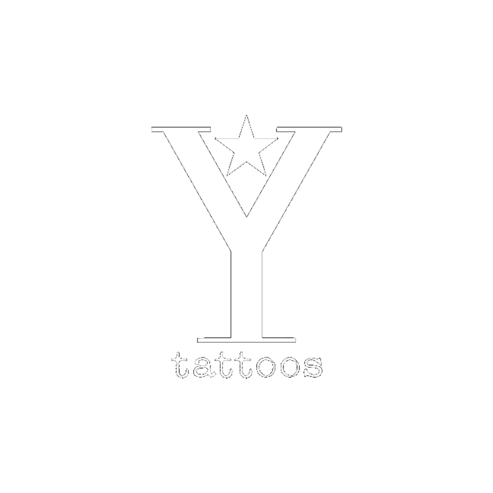 Yeins Gomez Greenville Tattoo Artist Mobile Hero Logo White
